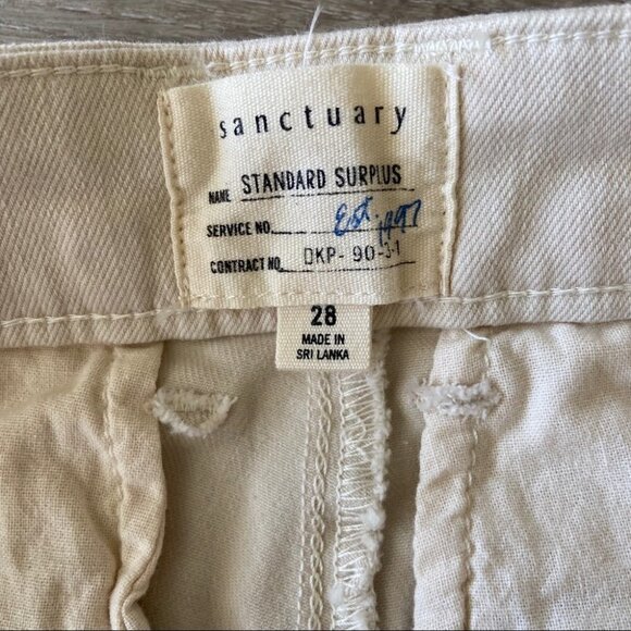 NWT Sanctuary Palmer Crop Skinny Chino Pants - Picture 11 of 13